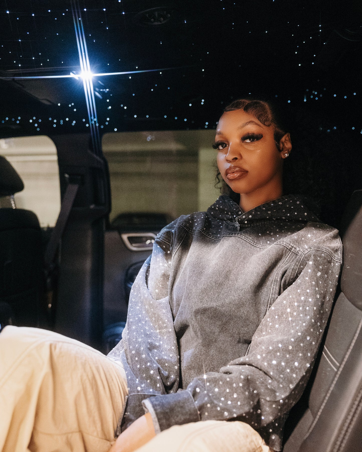 Rebel Rhinestone Darkwash