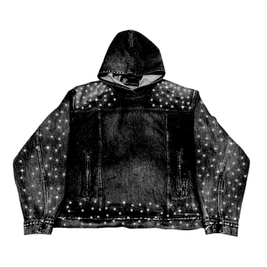 Rebel Rhinestone Darkwash