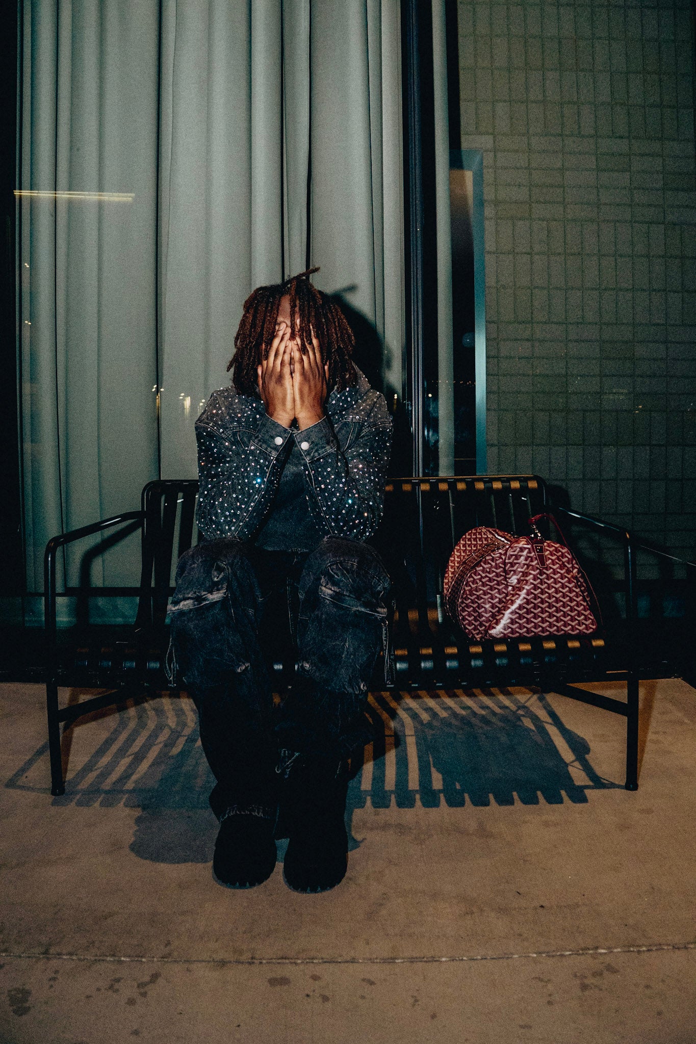 Rebel Rhinestone Darkwash